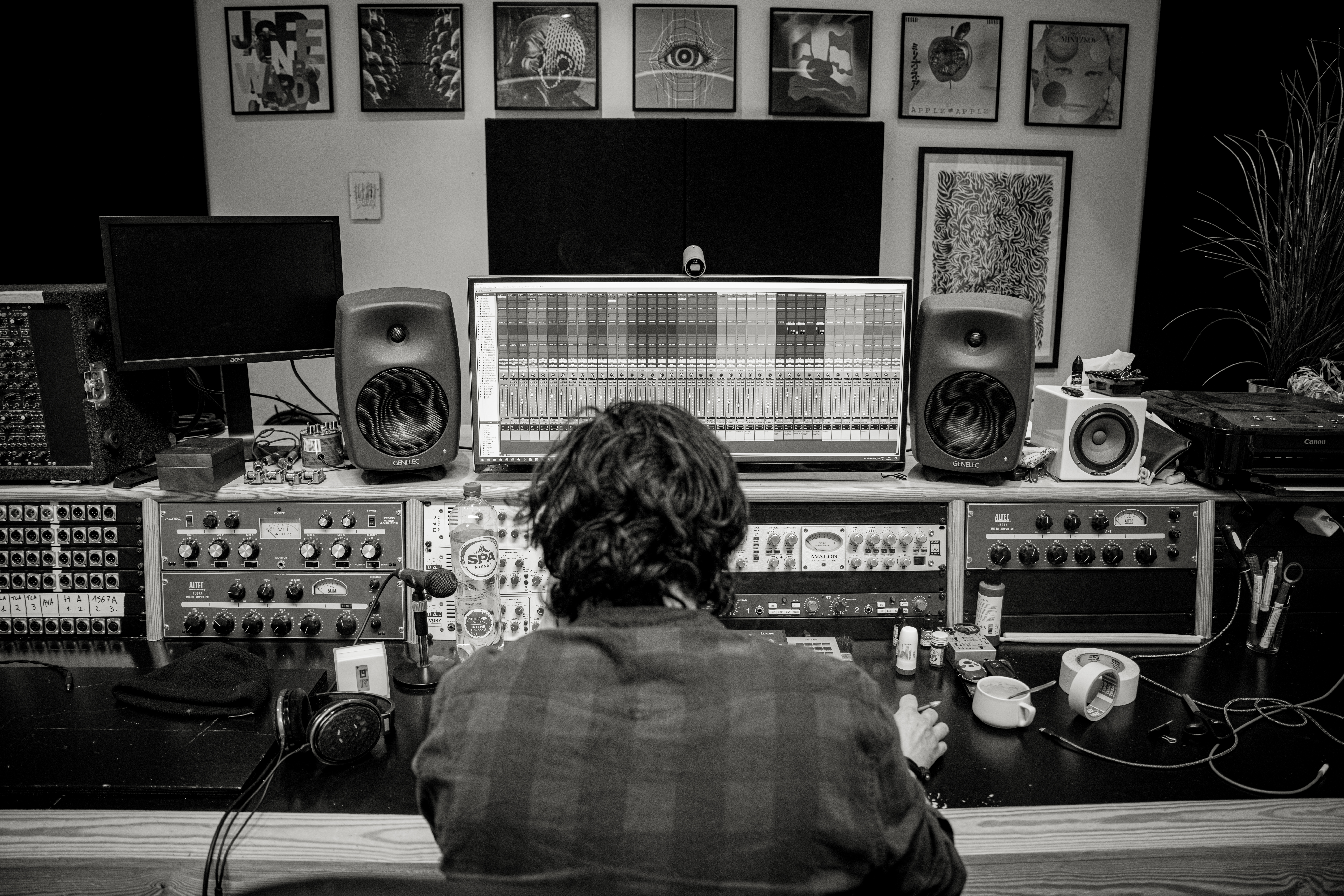 SONS recording session